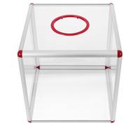 VALICLUD Boîte de Tombola Transparente en Acrylique, Urne Moyenne avec Fente pour Tirage au Sort, Conteneur de Collecte de Fonds Polyvalent pour Événements, Fêtes et Jeux - 1 Pièce