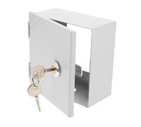 VALICLUD Boîte Électrique Murale Étanche Acier Inoxydable avec Serrure Boîtier de Protection Vandalisme pour Prises Électriques Extérieures et Intérieures Résistante Aux Éclaboussures et