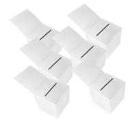 VALICLUD Boîte Multifonction en Papier Solide, Lot De 6 Pièces, Urne pour Dons Et Billets, Accessoire pour Réunion, Fête Et Collecte, Utilisation Polyvalente en Bureau