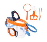 VALICLUD Boîte Observation Insecte Portable avec Loupe Double Lentille pour Garçon Fille Outil Exploration Nature et Science Kit Observation Insectes pour Activités Extérieures et