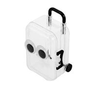 VALICLUD Boîte organisateurs rotatif compartiments bleu faire la fête conteneur de bijoux accessoires de décoration de vanité casse de bijoux cas de stockage de bijoux Plastique Transparent