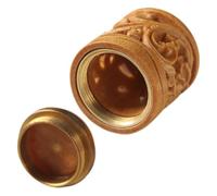 VALICLUD Boîte Pendentif Bois DIY pour Aromathérapie Décoration Suspendue Portable avec Sachet Parfumé Fourniture DIY pour Boules Parfumées
