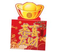 VALICLUD Boîte Tirer pour an Kit Complet avec Boîte Carte et Sacs Carton et Impression Résistante Décoloration Cadeau pour Chinoises et Célébrations Festives