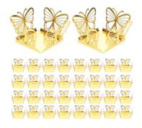 VALICLUD Boîtes à Bonbons en Papier Ajouré Forme 50 Pcs Emballage Carré Miroir Doré Boîte d'Emballage de Bonbons Décorative pour Mariage Anniversaire et Fête