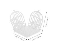 VALICLUD Boîtes d'Emballage en Papier pour Chocolats 50 Pcs Blanc Décoration de Bonbons Élégante de Cage Ajourée Porte-Bonbons pour Fêtes Mariage et Célébrations