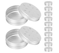 VALICLUD Boîtes Métalliques D'entraînement Olfactif pour Chien Kit de Dressage Olfactif en Aluminium 60g Trous Feuilles pour Pistage Recherche Chiens de Travail Professionnels