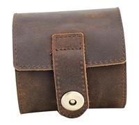 VALICLUD Boîtier Montre Portable pour Voyage Étui Roll à Bouton Sécurisé Rangement Montre Unitaire Anti-Rayures pour Homme et Femme