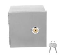VALICLUD Boîtier Prise Étanche Acier Inoxydable avec Serrure Boîte de Jonction Électrique Murale pour Prise Extérieure Protection Vol pour Box de Rangement Électriques