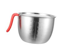 VALICLUD Bol à Mélanger Inox Profond avec Couvercle et Anse Saladier Résistant et Stable pour Cuisine Maison et Restaurant Bol Multi-usage pour Salade Œufs et Pâtisserie Øcm