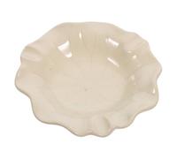 VALICLUD Bol D'aromathérapie en Céramique Beige, Plateau pour Huiles Essentielles, Bol Diffuseur pour Spa et Salon, Support Stable et Surface Lisse, Accessoire Déco Maison et Bien-être, 1