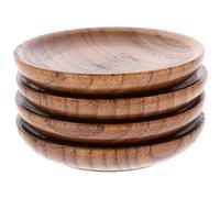 VALICLUD Bol Rond en 4Pcs pour Sauce Soja Assaisonnements et Condiments Plat à Manger Compact Décoration de Table pour Sushi et Dîner
