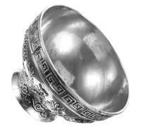 VALICLUD Bol Vintage avec Motifs Dragon et Phénix Bol Religieux Compact et Stable pour Eau Méditation et Temple Pratique et Décoratif pour Croyants Bouddhistes
