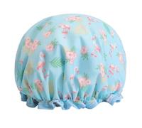 VALICLUD Bonnet de Imperméable Double Couche Flamingo pour Bain et Cuisine Protection Cheveux Étanche et Anti-huile Léger pour Spa et Soins Du Visage