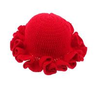 VALICLUD Bonnets Tricotés pour Femmes Bob Au Crochet Casquette Souple Tendance Chapeau Crocheté Fait Main pour Femme Chapeau De Pêcheur Au Crochet De Pêcheur Chaud