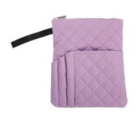 VALICLUD Book Sleeve with Zipper Padded Protector Case for Books and Tablets Lightweight Quilted Storage Bag with Pen Holder Portable Carrying Pouch for Students and Adults
