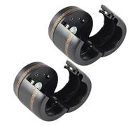 VALICLUD Bouchon de Bouteille de Vin Serrure à Code, Lot de 2 Pièces en PC Noir, Protège les Fuites, pour Usage Personnel la Maison