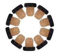 VALICLUD Bouchons de Vin Empêchant la Volatilisation de L'alcool Lot de 10 Unique et Créatif en Liège Accessoires Pratiques Joint Étanche Lors pour Bouteilles de Vin et Cocktails