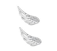 VALICLUD Boucles D’oreilles Ailes D’ange En Argenté S925 Élégantes, Accessoires Pour Filles, Crochets Légers, Bijoux Féminins Polyvalents Usage Quotidien Et Fêtes,