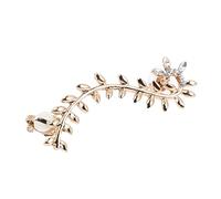 VALICLUD Boucles Doreilles Feuilles Pour Femme - Boucles Doreilles À Clip Tendance Bijoux Exquis À Un Seul Côté Tendance Pour Petite Amie Fille Ou Maman