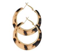 VALICLUD Boucles Oreilles Créoles Femme Légères et Confortables Grandes Exagérés Vintage Style Hippie Bijoux Mode pour Tenue Décontractée ou Événement Spécial