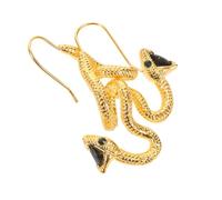 VALICLUD Boucles Oreilles Serpent Dorées Légères Bijoux Mystiques Unisexes Alliage de Zinc Style Gothique Punk Vintage pour Costume et Fête