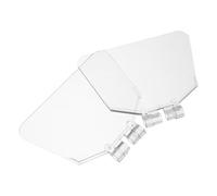 VALICLUD Bouclier de Protection Oculaire 2pcs pour Meuleuse de Banc et Protection Polyvalente en Plastique Résistant la Chaleur pour Usage Domestique