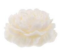 VALICLUD Bougie Aromatique Forme Pivoine Décorative Bougie Parfumée Sans Fumée Socle Métal Chauffe-plat