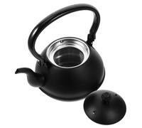 VALICLUD Bouilloire Inox Vintage avec Infuseur Poignée Brûlure Théière Maison Compacte et Facile à Nettoyer pour Restaurant et Cuisine Quotidienne