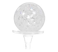 VALICLUD Boule Décorative en Cristal Argentée Compacte Fontaine d'eau à Bulles pour Bureau ou Maison, Matériau Cristal et Plastique, Design Délicat et Facile à Déplacer