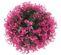 VALICLUD Boule Topiaire Artificielle Suspendue en Plastique Décorative Violette Ø18 CM Boules de Gazon Décoratif pour Intérieur et Extérieur Décoration de Jardin Balcon et Mariage