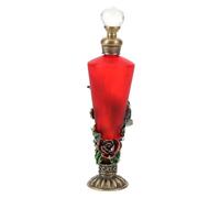 VALICLUD Bouteille De Ancien Décoratif Bouteilles De En Vrac Bouteilles D'échantillons De Bouteille De Alliage De Zinc Et De Verre Rouge
