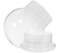 VALICLUD Bouteille en Verre Écologique Sphérique 1pc Dôme Transparent à Petits Trous pour Terrariums de Mousse DIY, Décoration Micro-Paysage pour Maison et Bureau