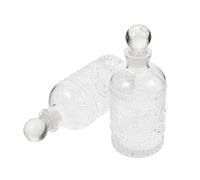 VALICLUD Bouteilles de Diffuseur en Verre 200Ml Flacons Vides Décoratifs Verre Robuste Rechargeables pour Parfum Maison Bocal de Stockage d'Arômes