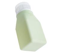 VALICLUD Bouteilles De Shampoing Vides Et Distributeurs De Savonnette Liquide 100 Ml Carré En Silicone Vert Lumineux Étanche Pour Voyage Et Soins Personnels