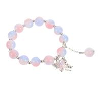 VALICLUD Bracelet à Breloque, Bracelets Chinois en Perles pour Femmes, Élégant, Verre, Léger, Confortable, pour Amies et Mamans, Réunions et Fêtes