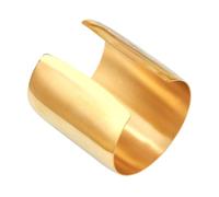 VALICLUD Bracelet Manchette Réglable en Acier Inoxydable pour Femme Fantaisie Chic Design Unique pour Sorties et Fêtes Largeur Extra