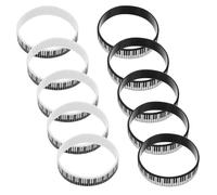 VALICLUD Bracelets en Silicone Doux Confortables et Tendances de Touche de Piano Lot de 12 pour Fête Musicale ou Usage Quotidien