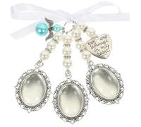 VALICLUD Breloque Pendentif Cœur Photo pour Bouquet de Mariage Charme Cadre Photo Commémoratif DIY Accessoire et Compact pour Décoration Personnalisée