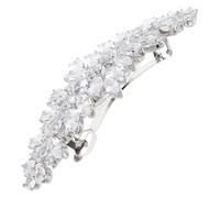 VALICLUD Bride Hair Clip Zircon Accessoire Éclatant Pour Mariage Barrette Élégante Pour Femmes Épingles à Cheveux De Mariée Et Demoiselles Honneur Accessoire De Coiffure Raffiné