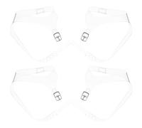 VALICLUD Brides Transparentes Invisibles Réglables pour Chaussures à Talons Hauts Lacets Anti-Dégagement en Silicone Souple 2 Paires Maintien Discret et Confortable pour Travail et