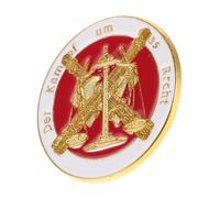 VALICLUD Broche Balance Justice Métal Doré, Accessoire Broche Avocat, Badge Équilibre Costume, Bijou Légal Unisexe, pour Réunions Juridiques et Événements Officiels