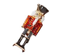 VALICLUD Broche Casse-Noisette en Alliage de Zinc Broche Soldat Casse-Noisette Mignonne Rouge Épingle Décorative pour Vêtements Accessoire Original pour Fêtes et Tenues Quotidiennes
