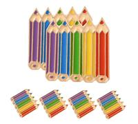 VALICLUD Broche Crayon Dessin Animé 6 Pièces Épingles en Alliage Accessoires de Décoration pour Vêtements Paquet Présent Fête Femmes et Filles