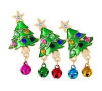 VALICLUD Broche Décorative Sapin de Noël Épingle à Poitrine Alliage Motif Arbre de Noël Résistante à L’usure Ne Se Décolore Pas pour Vêtements et Bagages