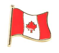 VALICLUD broche drapeau ton drapeaux goupille de drapeau accessoires épingles à la mode épingle à nourrice épingles en métal décoration de vêtements Badge de vêtements Broche créative rouge