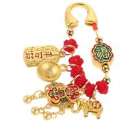 VALICLUD Broche Épingle de Sûreté Artisanale en Fil Rouge pour -Né et Grossesse Épingle Sécurisée pour Vêtements et Couches Accessoire Traditionnel Chinois Amulette Broche Décorative