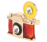 VALICLUD Broche Fantaisie Appareil Photo Vintage en Émail Orné de Cristaux Petite Épingle Décorative pour Vêtements et Paquet Accessoire Mode Unisexe Présent Passion Photographie Tenue