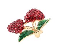 VALICLUD broche fraise broches de perles esthétique de la bijoux épingle de sûreté pour femme écharpe épingles de sûreté robustes épinglette de costume alliage