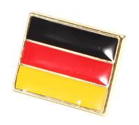 VALICLUD Broche Metal Drapeau Allemagne Créative Épingle Solide Pour Vêtements Décoration Mode Unisexe Noire Rouge Jaune Accessoire Pour Festivals Et Anniversaires