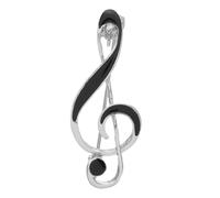 VALICLUD Broche Note De Musique Alliage De Zinc Pour Vêtements Et Accessoires Éléments De Bijoux Musicaux Pour Hommes Et Femmes Pin De Thème Musical Élégant
